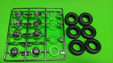 1972 Ford F-350 4x4 Tow Truck Wrecker Moebius 125 Chrome Dually Rim Wheel Tire