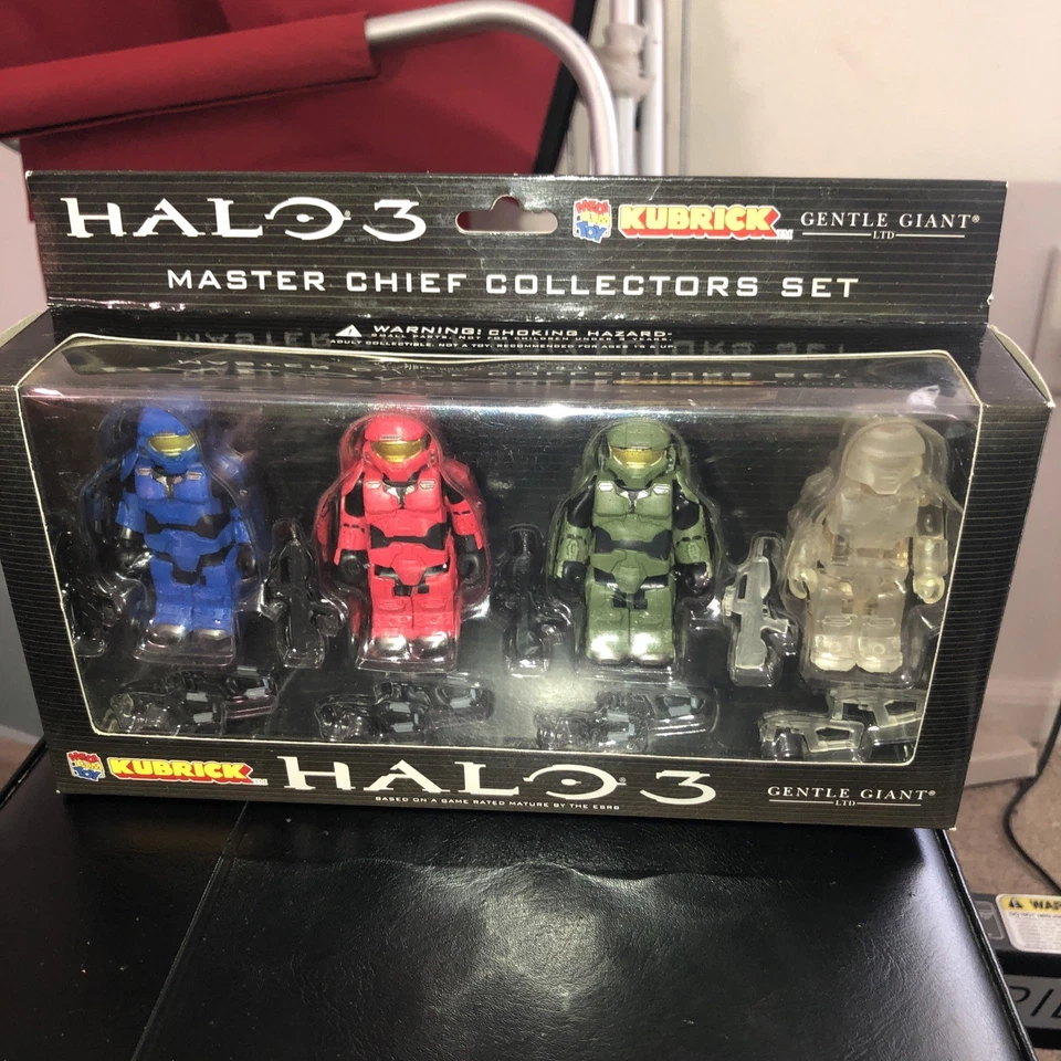Halo 3 Master Chief Kubrick Collectors Set (2007) Brand New Factory Sealed Toy - Image 3 of 4