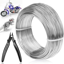 18 Gauge Aluminum Craft Wire Jewelry Making, 328 FT Metal Wire Armature Benda...