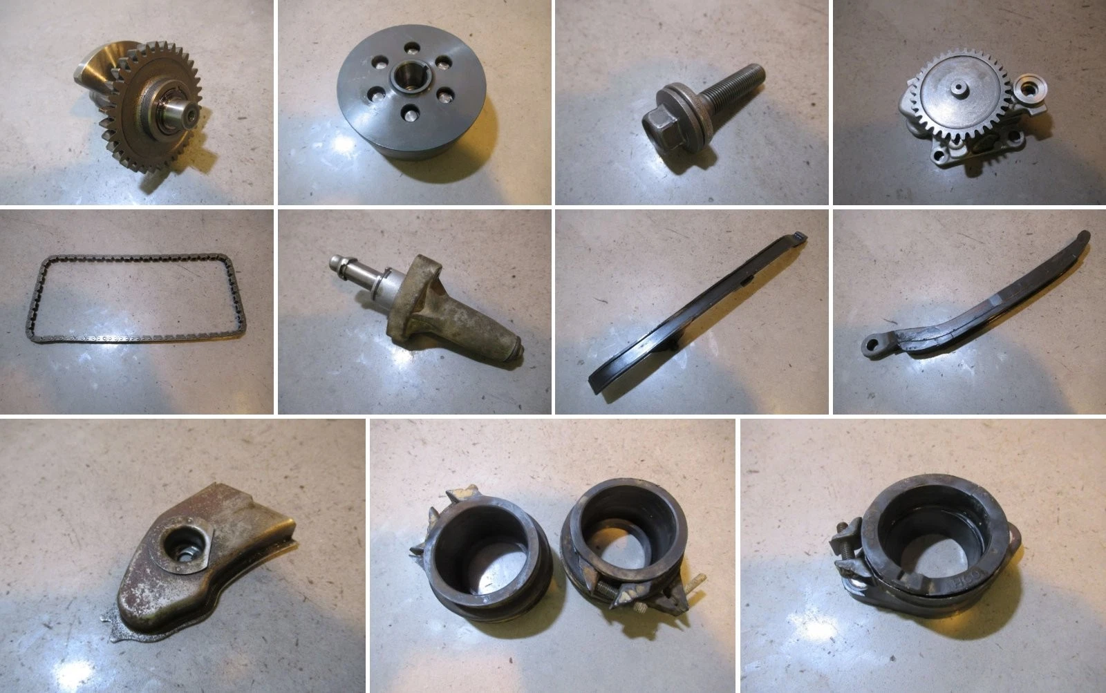 1991 Honda TRX 250X Engine Lot Balancer Shaft Flywheel Oil Pump Timing Chain
