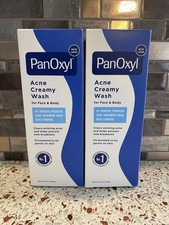 Lot Of 2 PanOxyl Acne Creamy Wash EXP 2/2027 ...
