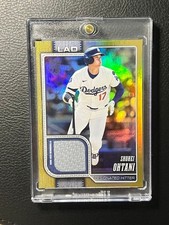 Shohei Ohtani 2026 Topps Series 1 Gold /50 Game Used Jersey Relic Dodgers 2930AK