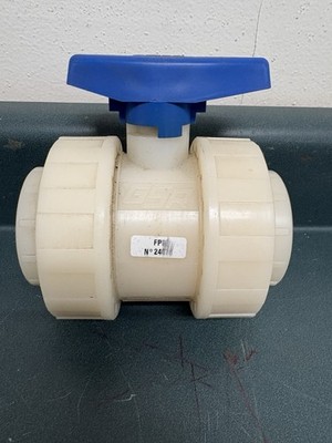 GF Piping Systems GF+ 2  PP Polypropylene True Union Ball Valve 150 PSI Type 546