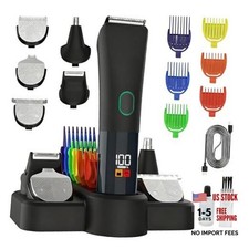 Hair and Beard Trimmer, 5 in 1 Men's Grooming Kit, Electric Hair Clipper Body