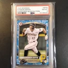 2025 Bowman Prospects - #BP86 - Konnor Griffin - Blue Pattern /125 (RC) - PSA 8