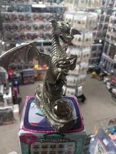 American Collectors Guild Pewter Magic Sea Dragon Drake Figurine 825/7500 D&D