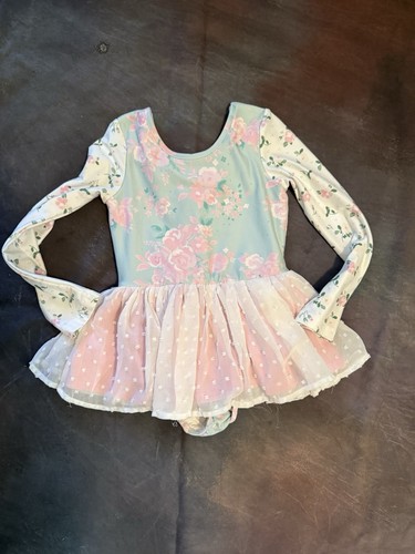 Cheeky Plum Dance Leotard 5T Flowers (XX)