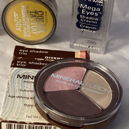 Vintage Y2K 2000s Makeup Lot Color Tattoo Covergirl Wet’n’wild Eye Shadow Mega - Picture 2 of 7
