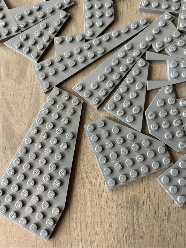 LEGO Dark Gray Wedge Wing 275pc Star Wars X-Wing TIE Fighter Spacecraft MOC Lot - Image 2 of 4