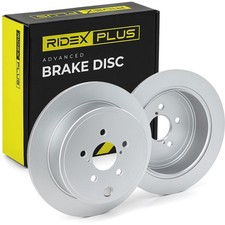 2x RIDEX PLUS Bremsscheiben Hinten für TOYOTA GT 86 Coupe (ZN6) 286mm