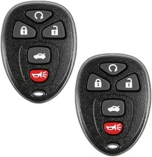 2X Key Fob Replacement for 2015 2006 2007 2008 2009 2010 2011 2012 2-Pack Black