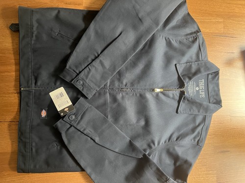 2pac x Dickies Offical Thug Life Navy Blue Jacket BNWT Tupac - Picture 2 of 8