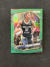 TYASHA HARRIS 2025 Panini Prizm WNBA Basketball GREEN HOLO Dallas Wings #130 Sun