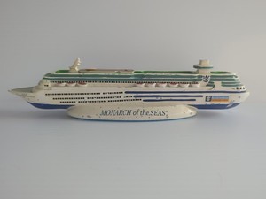 Royal Caribbean Monarch of the Seas Cruise Ship Model Display Boat READ