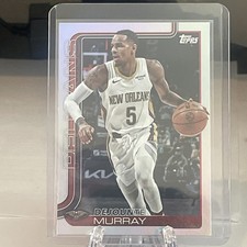 2025-26 Topps Basketball #192 Dejounte Murray, New Orleans Pelicans Rainbow Foil