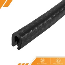 Edge Trim U Seal Black - Fits 1/64"- 1/16"Edge 10 Feet Length