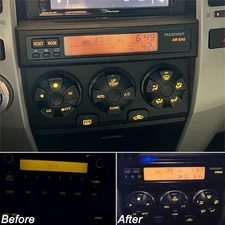 1 SET Kit For TOYOTA 2003-2009 4RUNNER COOLER CONTROL CONSOLE Switch BULBS 