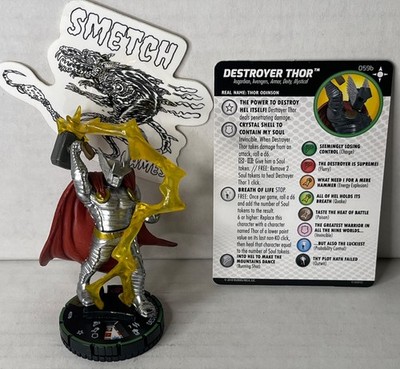 SWB 059b Destroyer Thor Prime Figure Heroclix Secret Wars Battleworld 2018 SWBW
