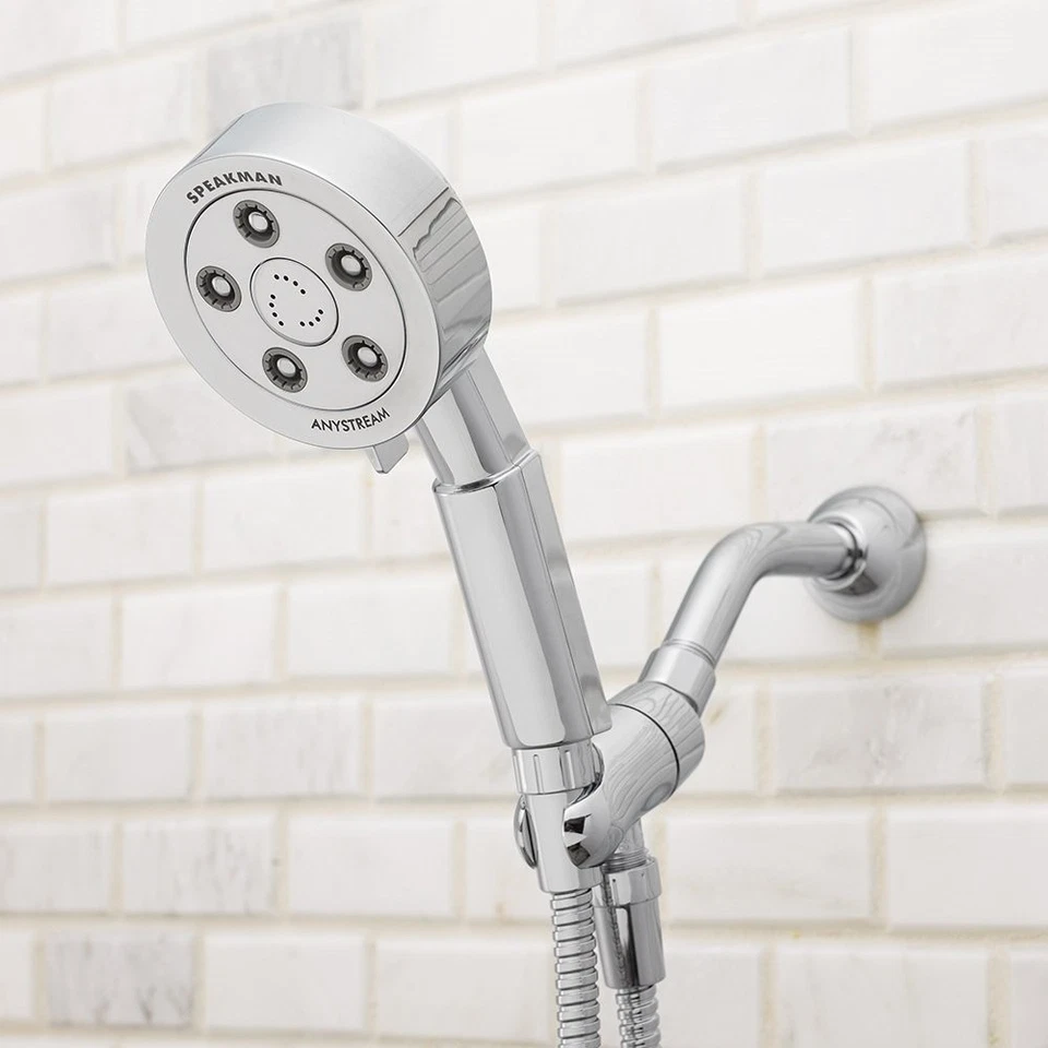 VS-3010 Neo Anystream High Pressure Handheld Shower Head with Hose, Polished ... - Image 3 of 4