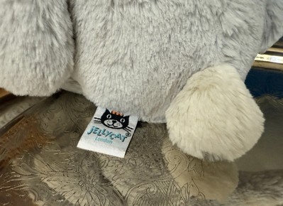 ぬいぐるみ Jelly cat medium silver bashful bunny Medium Bashful Silver Bunny Plush Toy | Jellycat | The Paper Store