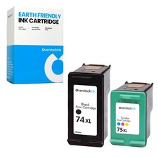 2-PK Compatible OSI 74XL 75XL Ink Cartridges for HP PhotoSmart C4200 C4205 C4210