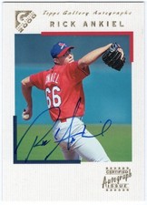 2000 Topps Gallery #RA RICK ANKIEL ~AUTOGRAPH AUTO~
