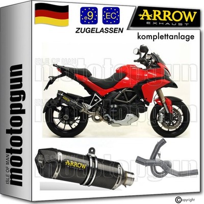 ARROW KOMPLETTANLAGE ABE KAT RT CARBON C DUCATI MULTISTRADA 1200 S 2013 13