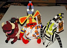 3 Disney Lion King Broadway Musical Bean Bag Plush Trickster 1 5 Pumbaa NWT