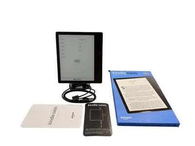 Kindle OASIS tablet  10th gen EX COND reset & deregistered S8IN40   TESTED   
