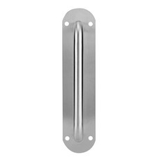 Stainless Steel Pull And Push Plate Door Access Door Pull Handle With Screws