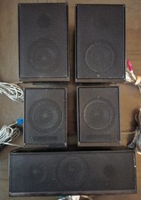 Samsung Speaker System Home Theater Set of 4 Pieces PS-ES1-7 PS-ES2-2 PS-EC1-4