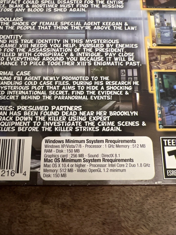 Five Hidden Objects Classic Mysteries 2 Video Game Pc DVD -ROM T-Teen - Image 4 of 4