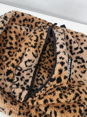 FW17 Supreme Leopard Fleece Backpack Bag Yellow | eBay