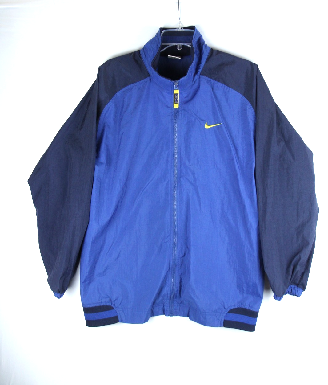 SACAI X NIKE Giacca a vento Nike vintage anni 90 uomo taglia XL blu grande swoosh schiena colpita ventilata