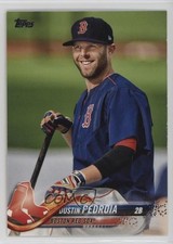 2018 Topps Photo Variation SP Photo Variation (Smiling) Dustin Pedroia #439 00jz