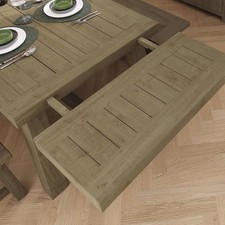 Solid Natural Reclaimed Pine Extension Leaf for Dining Tables
