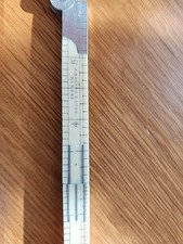 Antique Ivory J. Rabone & Sons Makers Ruler Architect Scale I Ft 4 fold Caliper