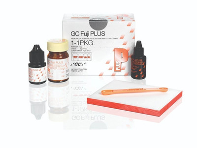 Dental GC FUJI PLUS Resin Modified GIC High Strength Luting Cement Pack