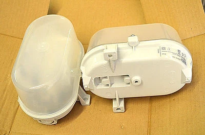 RZB ZIMMERMANN RZB Deckenanbau Signalleuchte weiß A60 40W 50506.000 Ovalleuchte 2Stück NEU OVP