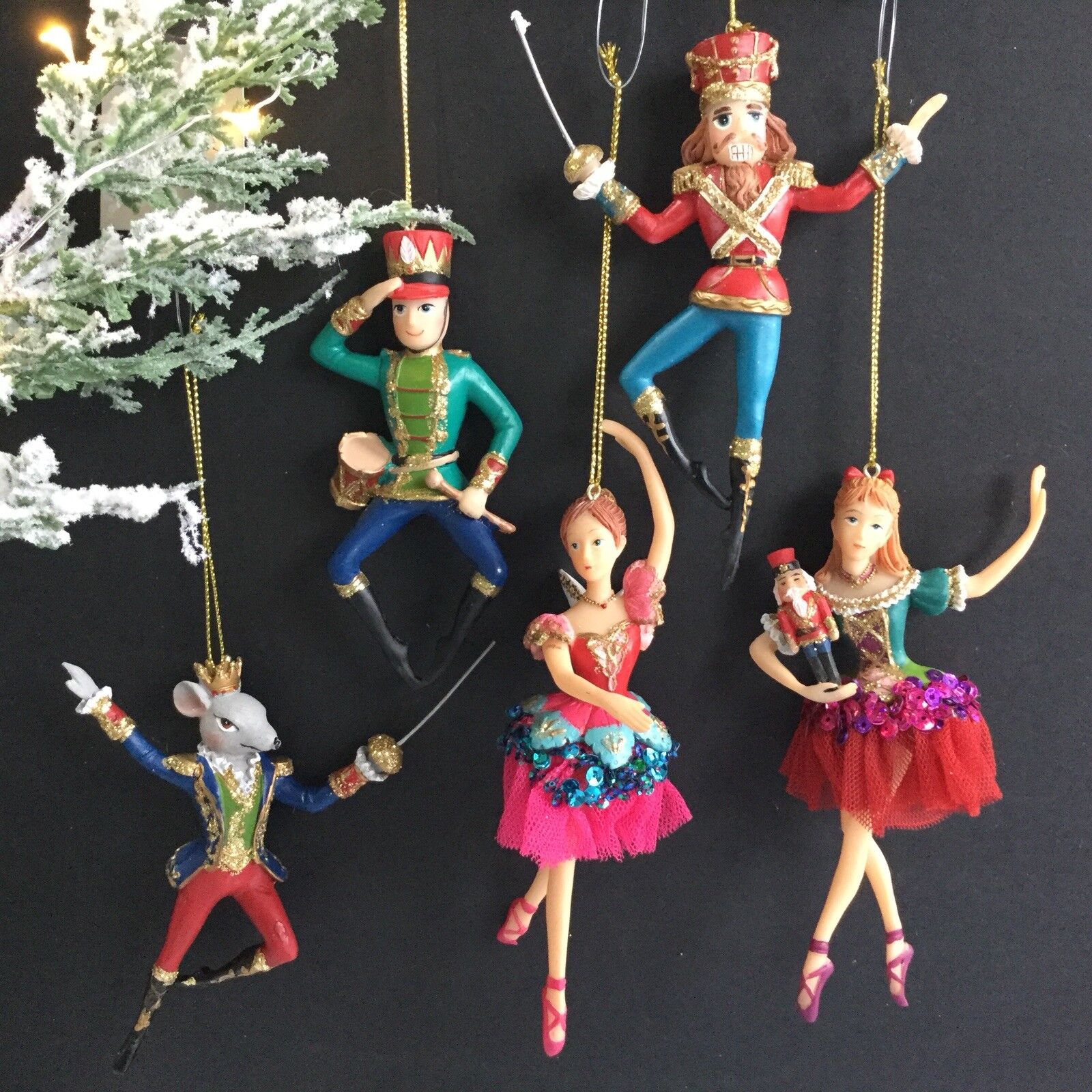 Nutcracker Ballet Figure Hanging Christmas Tree Decoration Gisela ...