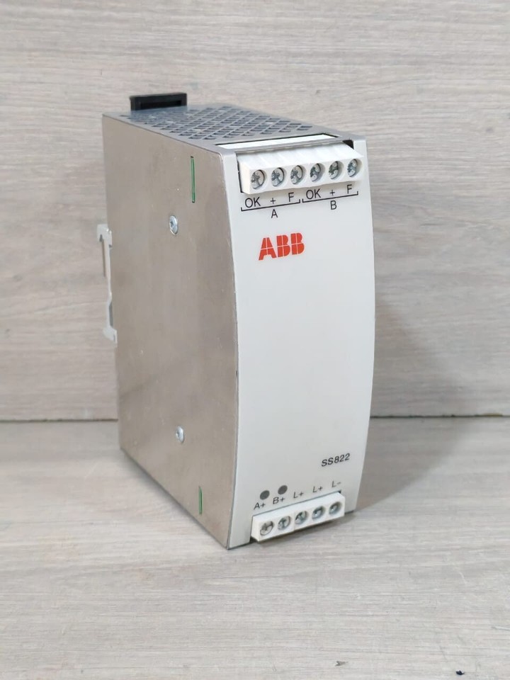 ABB SS822 3BSC610042R1 DUAL REDUNDANCY MODULE DC 24-28V.0- W/O ANY ACCS ...