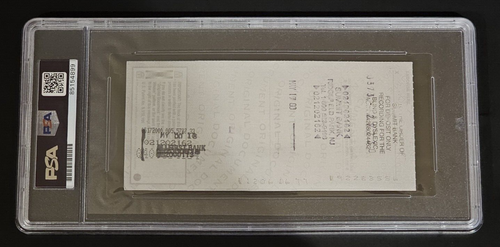 JOHNNY UNITAS Signed Personal Check-HALL OF FAME-BALTIMORE COLTS-PSA 9 Auto - Picture 6 of 7