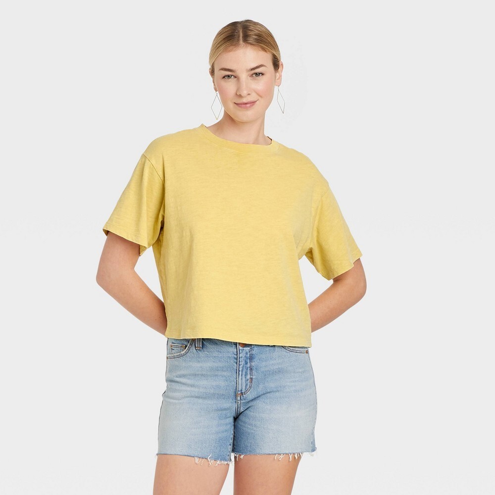 NEW Women's Short Sleeve Boxy TShirt Universal Thread™ XXL eBay