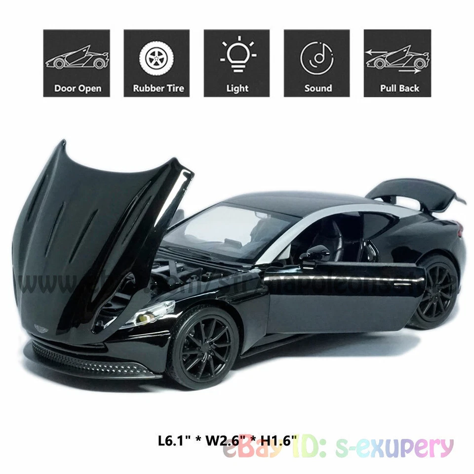 1/32 Aston Martin DB11 AMR Cupé Modelo Coche Diecast Vehículo de Juguete Colección de Regalo Foto 2 de 4