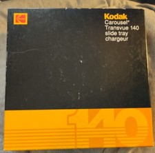 Vintage Kodak Carousel Transvue 140 Projector Slide Tray With Original Box