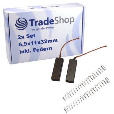 Motorkohlen, Kohlebürsten für Dyson DC02, DC11, DC08, DC14 / inkl. Federn