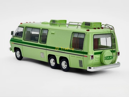 ZD MK 1:64 verde HEC GMC motore casa viaggio camper furgone modello resina pressofusa auto BN - Foto 18 di 18