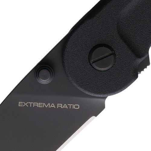 Extrema Ratio BF1 CT Black Ruvido Aluminum Folding N690 Tanto Knife 0144RVB - Picture 3 of 3