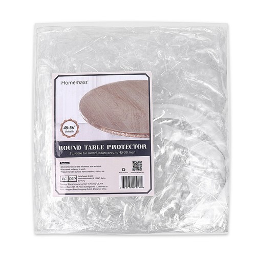 Rundtischschutz Transparente PVC-Rundtischabdeckung 150 cm - Foto 5 di 10