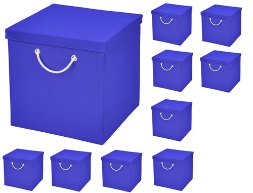 10 unidades caja plegable 15 x 15 x 15 cm caja de almacenamiento baño caja plegable cesta - Imagen 4 de 74